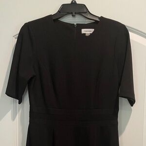 Woman’s black dress
